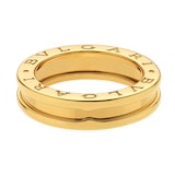 Bvlgari Jewelry 18k Yellow Gold B.ZERO1 1 Band Ring - Size 7