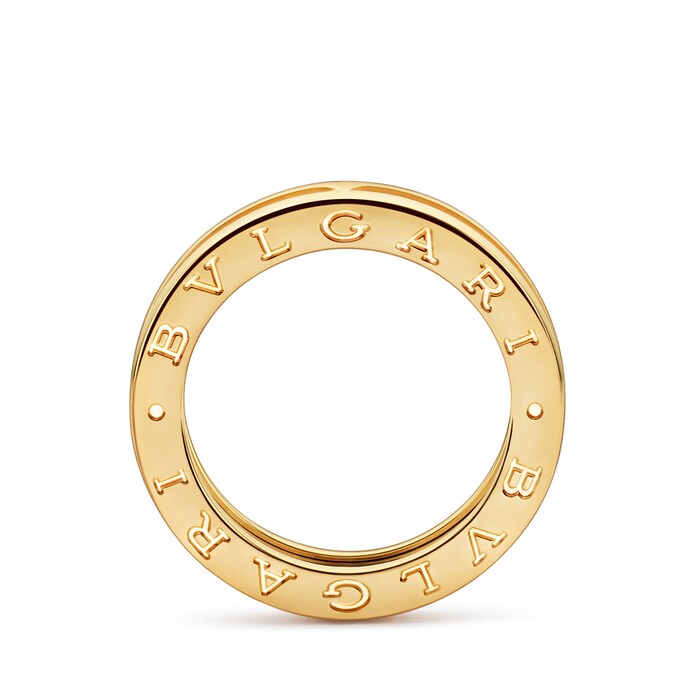 Bvlgari Jewelry 18k Yellow Gold B.ZERO1 1 Band Ring - Size 7