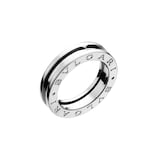 Bvlgari Jewelry 18K White Gold B.zero1 Ring - Size 5.5