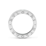Bvlgari Jewelry 18K White Gold B.zero1 Ring - Size 5.5
