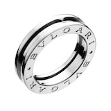 BVLGARI JEWELRY 18k White Gold B.ZERO1 1 Band Ring - Size 6.75