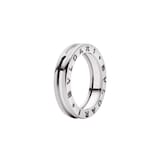 Bvlgari Jewelry 18K White Gold B.ZERO1 One Band Ring - Ring Size 6.5