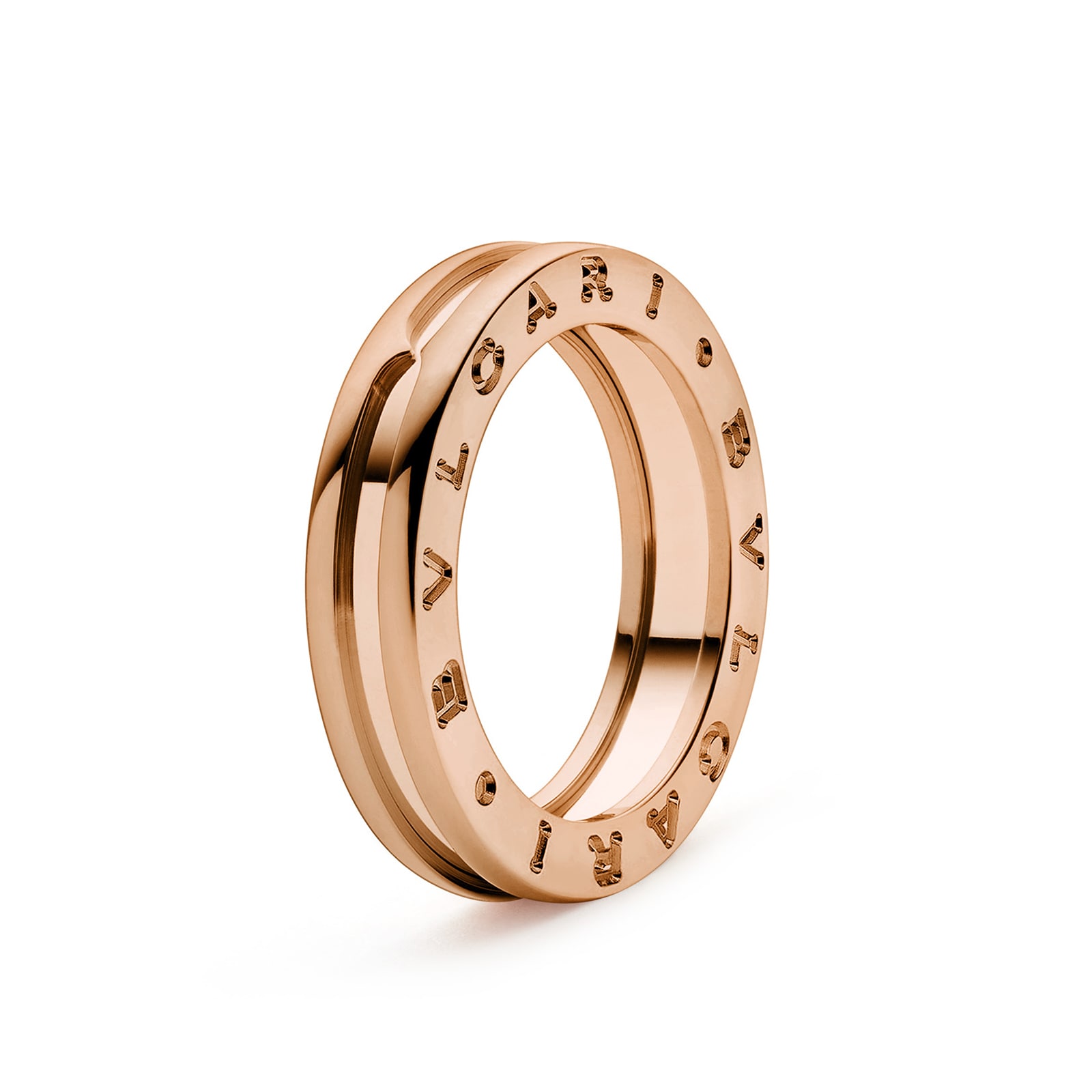 18k Rose Gold B.ZERO1 1 Band Ring - Size 7.25