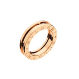 Bvlgari Jewelry 18k Rose Gold B.ZERO1 1 Band Ring - Size 7.25