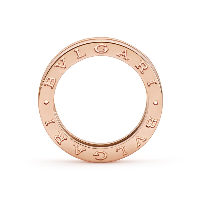 Bvlgari Jewelry 18k Rose Gold B.ZERO1 1 Band Ring - Size 7.25