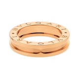 Bvlgari Jewelry 18k Rose Gold B.ZERO1 1 Band Ring - Size 9