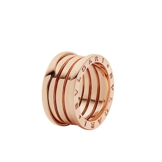 Bvlgari Jewelry 18K Rose Gold B.ZERO1 Four Band Ring - Ring Size 6