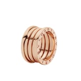 Bvlgari Jewelry 18K Rose Gold B.ZERO1 Four Band Ring - Ring Size 6