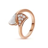 Bvlgari Jewelry 18k Rose Gold 0.00cttw? Diamond Divas' Dream Ring Size 7