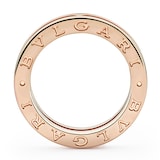 Bvlgari Jewelry 18k Rose Gold B.ZERO1 1 Band 0.48cttw Diamond Ring - Size 7