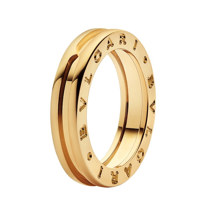 Bvlgari Jewelry 18k Yellow Gold B.Zero1 One Band Ring Size 9