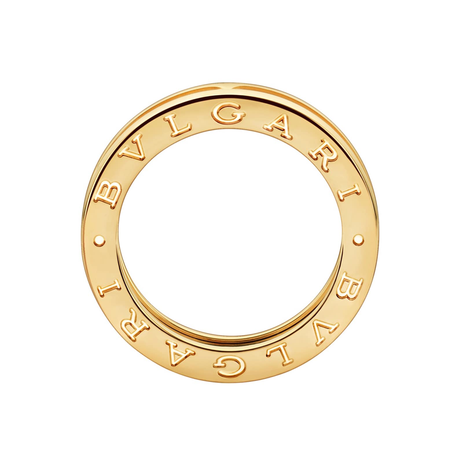 Bvlgari Jewelry 18k Yellow Gold B.Zero1 One Band Ring Size 9