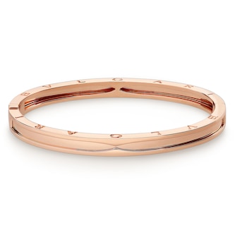 Bvlgari Jewelry 18K Rose Gold B.zero1 Bracelet - Size S