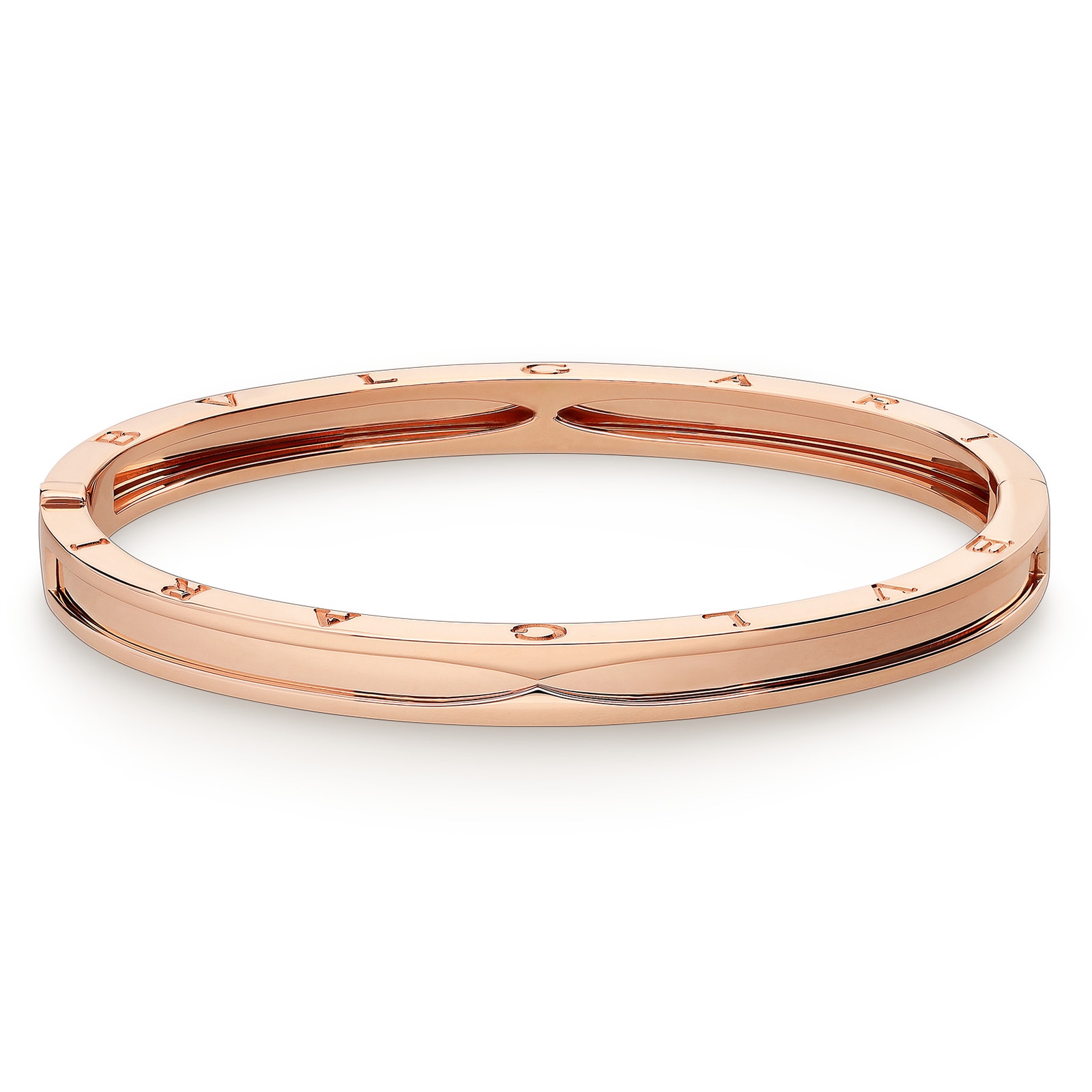 Bvlgari Jewelry 18K Rose Gold B.zero1 Bracelet - Size S