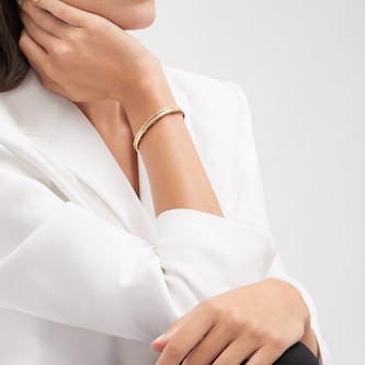 Bvlgari Jewelry 18K Rose Gold B.zero1 Bracelet - Size S