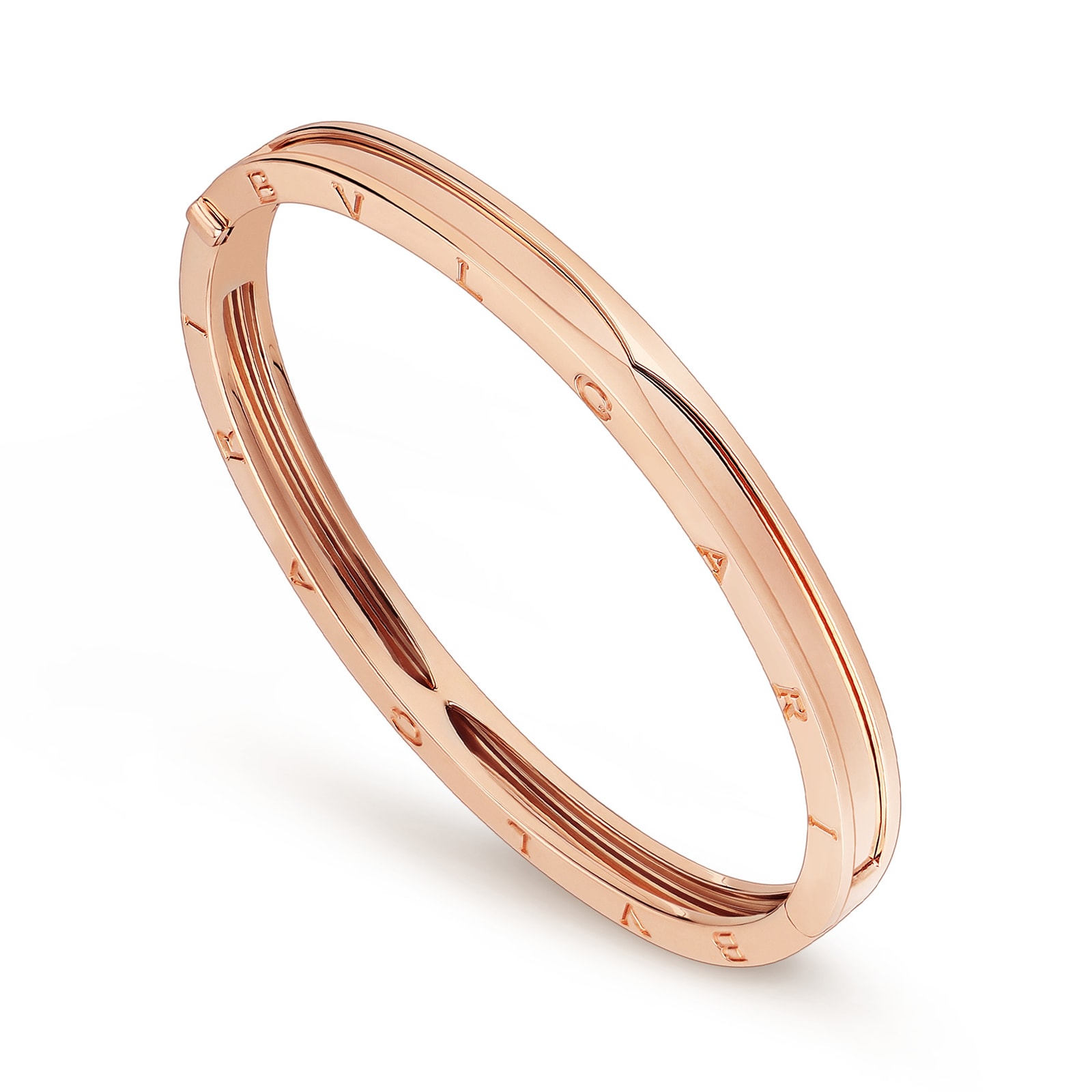 Bvlgari Jewelry 18K Rose Gold B.zero1 Bracelet - Size S