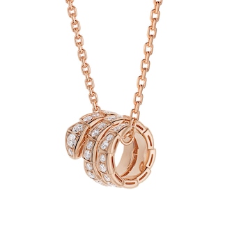 Bvlgari Jewelry 18k Rose Gold 0.63cttw Diamond Serpenti Viper Necklace 16-17" Bvlgari Jewelry 18k Rose Gold 0.63cttw Diamond Serpenti Viper Necklace 16-17"