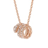 Bvlgari Jewelry 18k Rose Gold 0.63cttw Diamond Serpenti Viper Necklace 16-17"