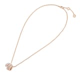 Bvlgari Jewelry 18k Rose Gold 0.63cttw Diamond Serpenti Viper Necklace 16-17"
