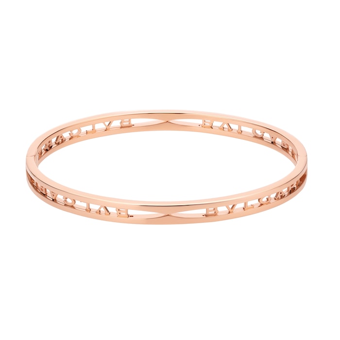 BVLGARI JEWELRY 18k Rose Gold B.ZERO1 Bangle - Size Medium