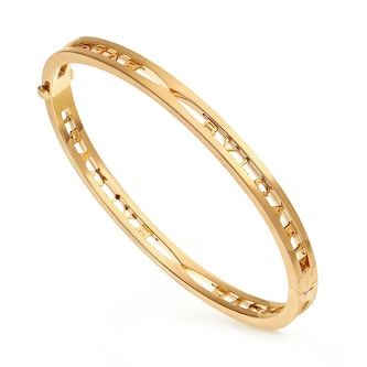 Bvlgari Jewelry 18k Yellow Gold B.ZERO1 Bangle Size Small