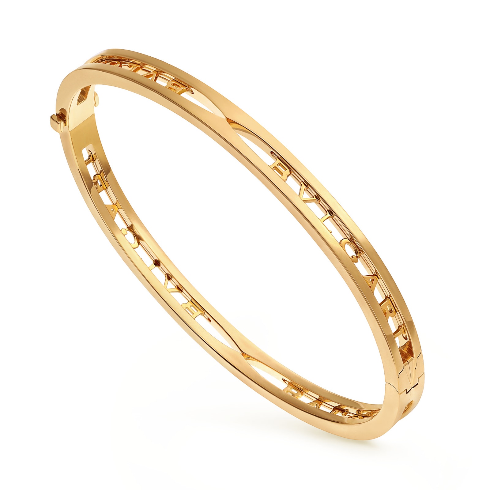 Bvlgari Jewelry 18k Yellow Gold B.ZERO1 Bangle Size Small