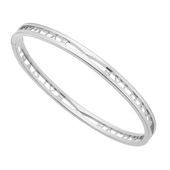 BVLGARI JEWELRY 18k White Gold B.ZERO1 Bangle - Size Medium BVLGARI JEWELRY 18k White Gold B.ZERO1 Bangle - Size Medium