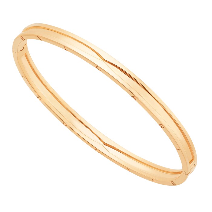 BVLGARI JEWELRY 18k Yellow Gold B.ZERO1 Bangle - Size Medium