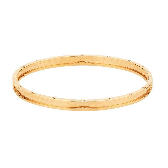 BVLGARI JEWELRY 18k Yellow Gold B.ZERO1 Bangle - Size Medium