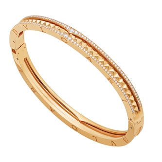BVLGARI JEWELRY 18k Yellow Gold B.ZERO1 0.94cttw Diamond Bangle - Medium BVLGARI JEWELRY 18k Yellow Gold B.ZERO1 0.94cttw Diamond Bangle - Medium