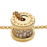 BVLGARI JEWELRY 18k Yellow Gold B.ZERO1 0.31cttw Diamond Necklace