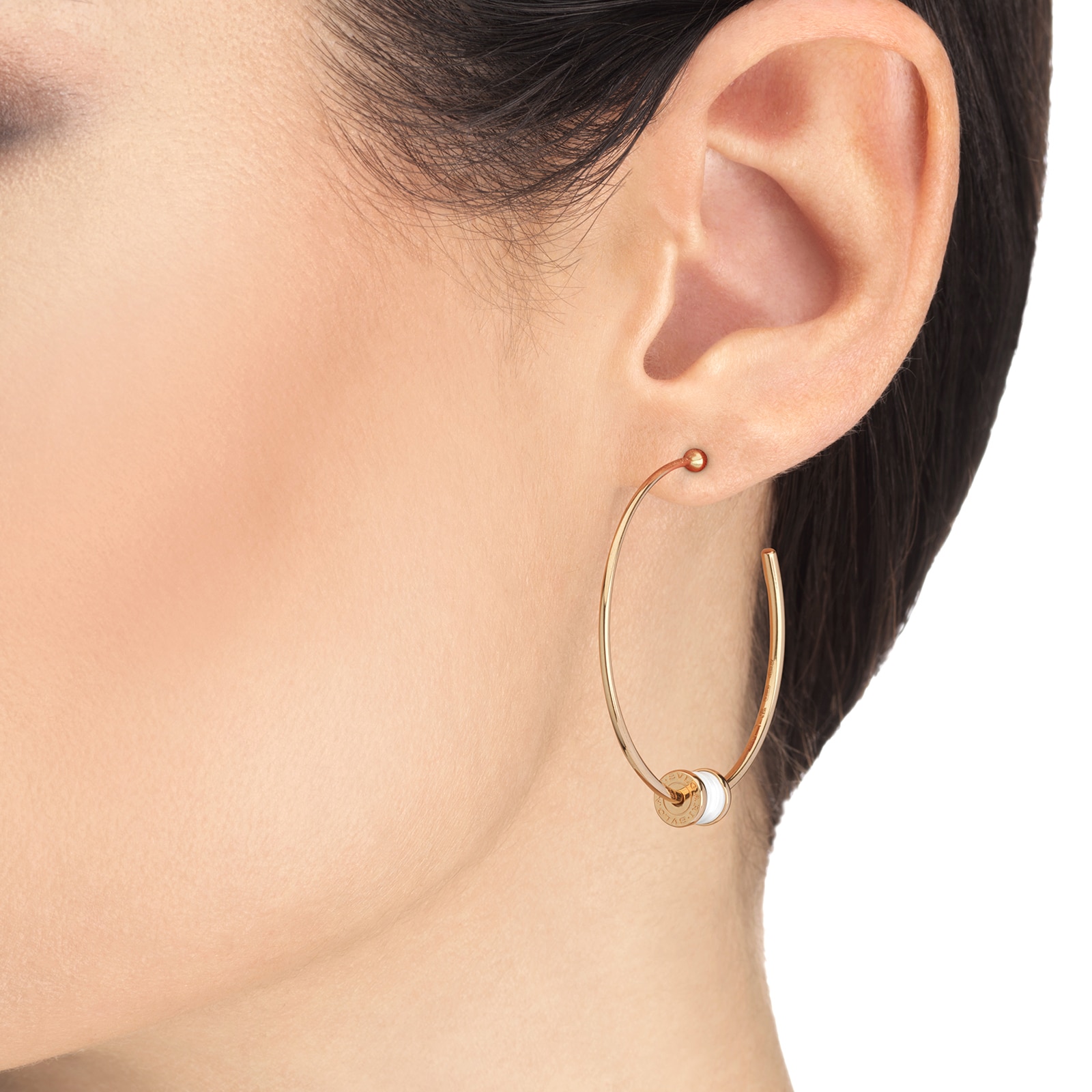 Bvlgari hoop earrings sale