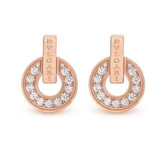 Bvlgari Jewelry 18k Rose Gold Bvlgari Bvlgari 0.38cttw Diamond Stud Earrings Bvlgari Jewelry 18k Rose Gold Bvlgari Bvlgari 0.38cttw Diamond Stud Earrings