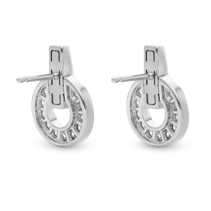 Bvlgari Jewelry 18k White Gold Bvlgari Bvlgari 0.38cttw Diamond Stud Earrings