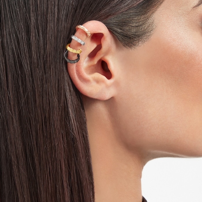 BVLGARI JEWELRY 18k Multi Gold Serpenti Viper Cuff Single Earring