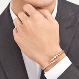 Bvlgari Jewelry 18K Rose Gold Serpenti Viper Diamond Bracelet - Size L