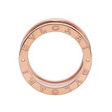 Bvlgari Jewelry 18k Rose Gold B.Zero1 4 Band Ring Size 9