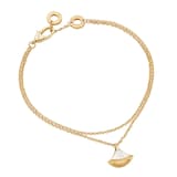 Bvlgari Jewelry 18k Yellow Gold Mother of Pearl Divas Dream Bracelet Size S/M
