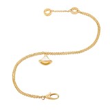 Bvlgari Jewelry 18k Yellow Gold Mother of Pearl Divas Dream Bracelet Size S/M