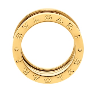 Bvlgari Jewelry 18k Yellow Gold B.Zero1 5 Band Ring Size 7