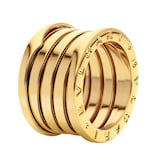 Bvlgari Jewelry 18k Yellow Gold B.Zero1 5 Band Ring Size 8.5