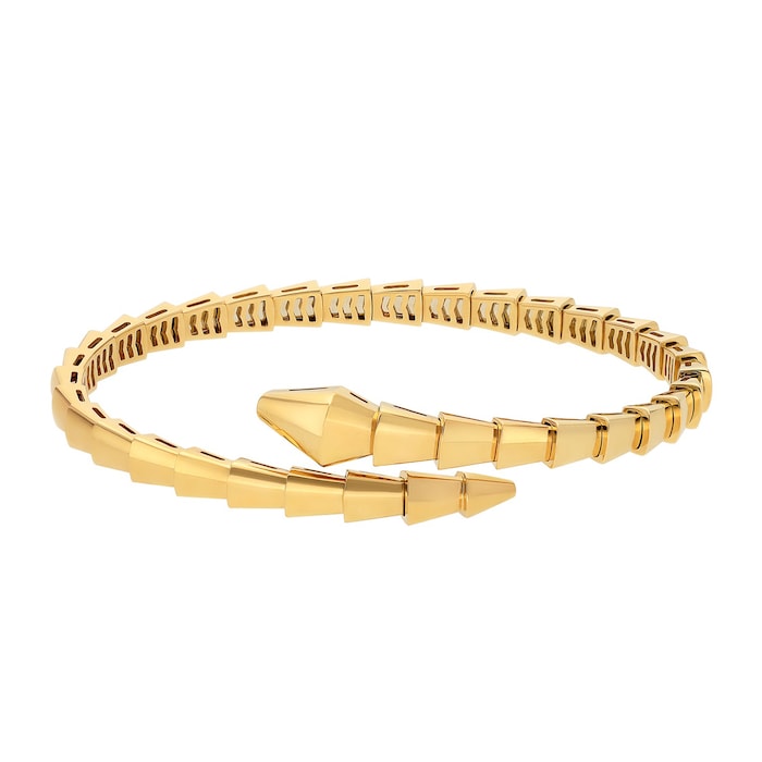 Bvlgari Jewelry 18k Yellow Gold Serpenti Viper Bracelet Size Medium