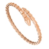 Bvlgari Jewelry 18k Rose Gold Serpenti Viper Bracelet Size Medium