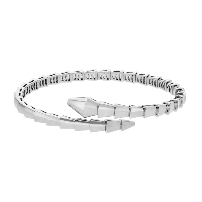 Bvlgari Jewelry 18k White Gold Serpenti Viper Bracelet Size Medium