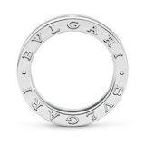Bvlgari Jewelry 18k White Gold B.ZERO1 1 Band Ring - Size 11.25