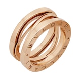 Bvlgari Jewelry 18k Rose Gold B.ZERO1 3 Band Ring - Size 8.25