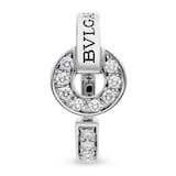 Bvlgari Jewelry 18k White Gold Bvlgari Bvlgari 0.28cttw Pave Diamond Ring - Size 6.25