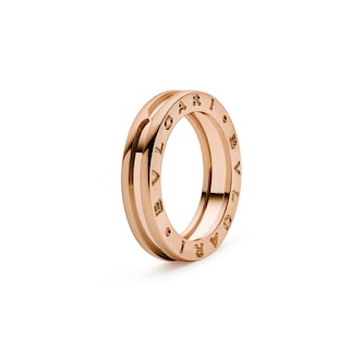 Bvlgari Jewelry 18k Rose Gold B.ZERO1 1 Band Ring Size 10.75