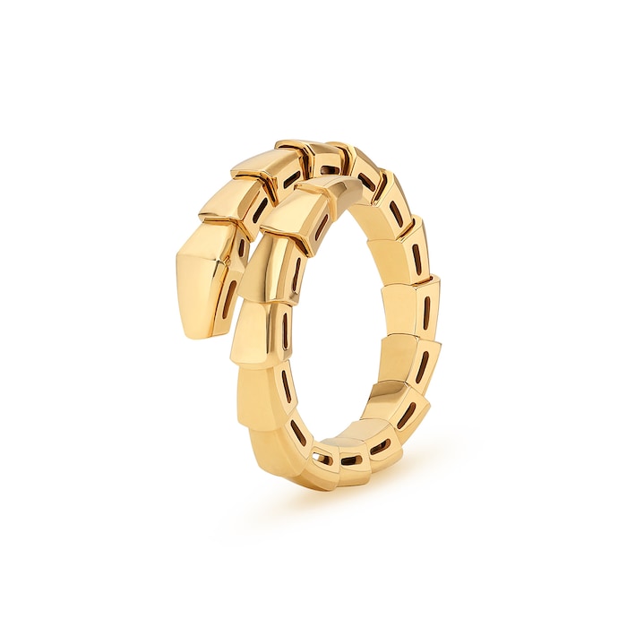 Bvlgari Jewelry 18k Yellow Gold Serpeni Viper Ring Size Large