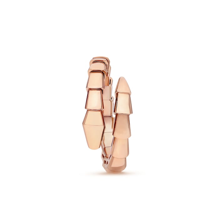 Bvlgari Jewelry 18k Rose Gold Serpeni Viper Ring Size Medium